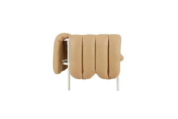 Puffy 2,5-pers. sofa 205 cm - Sand leather-cream - Hem