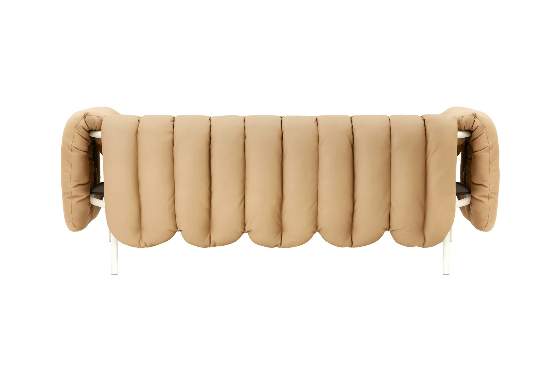 Puffy 2,5-pers. sofa 205 cm, Sand leather-cream Hem