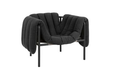Puffy loungelænestol - Anthracite-black grey - Hem