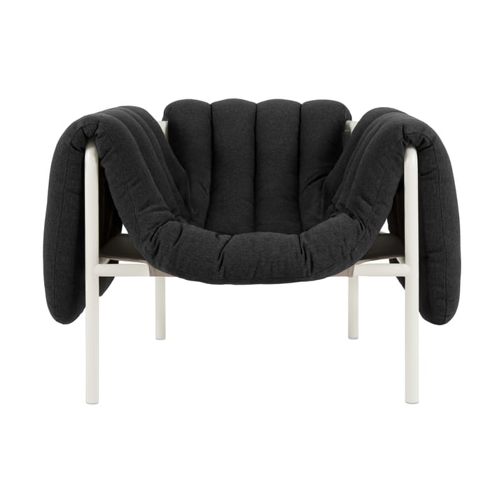 Puffy loungelænestol - Anthracite-cream - Hem