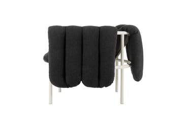 Puffy loungelænestol - Anthracite-cream - Hem