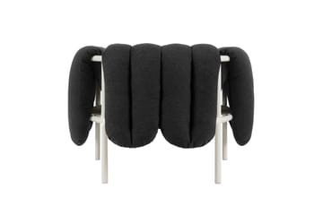 Puffy loungelænestol - Anthracite-cream - Hem