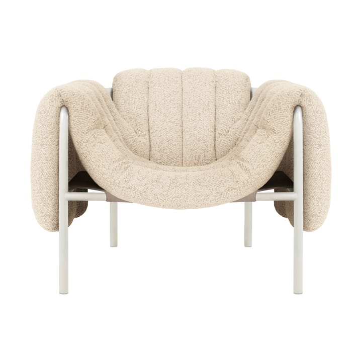 Puffy loungelænestol - Eggshell-cream - Hem