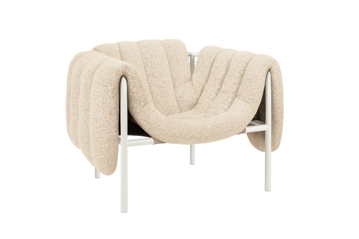 Puffy loungelænestol, Eggshell-cream Hem