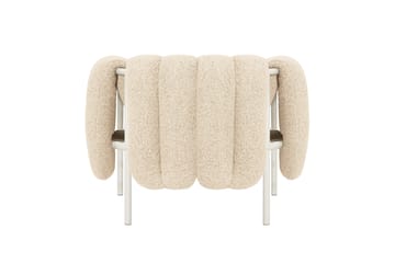 Puffy loungelænestol - Eggshell-cream - Hem
