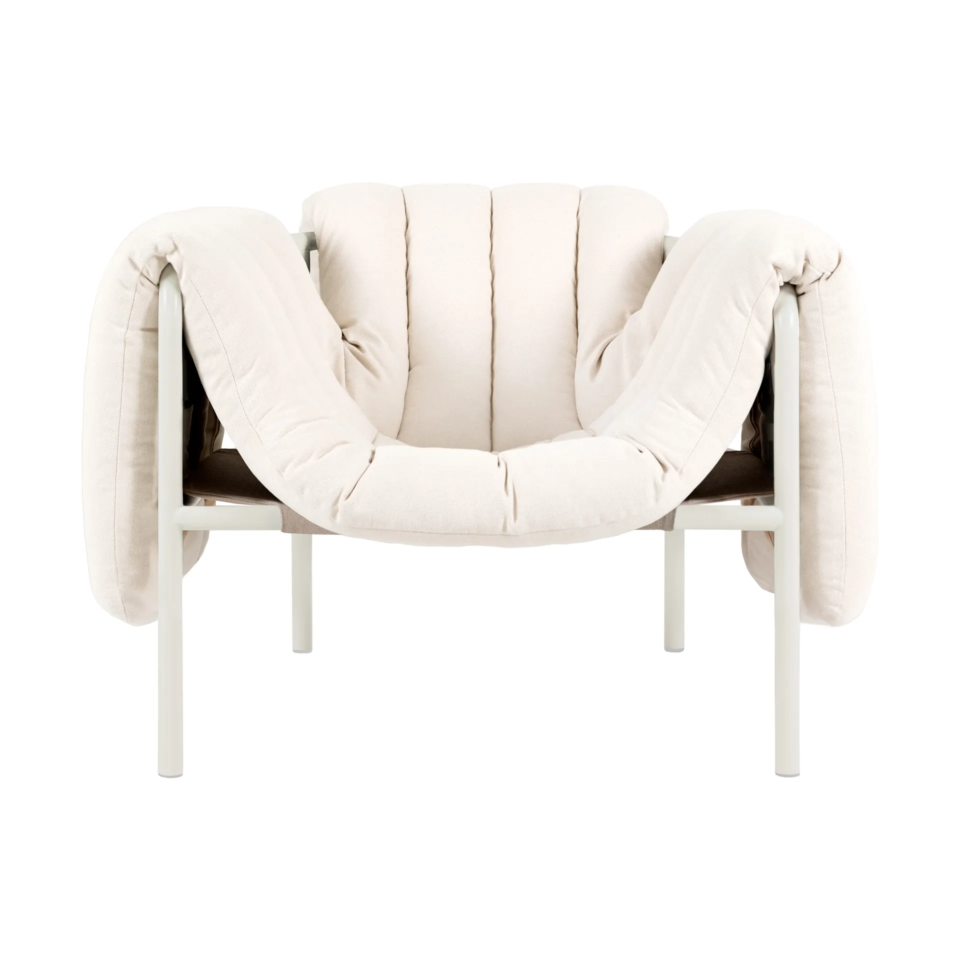 Puffy loungelænestol, Natural-cream Hem