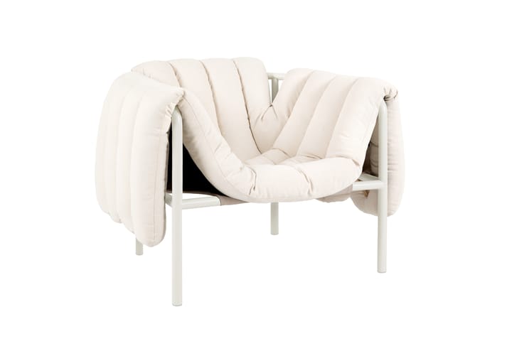 Puffy loungelænestol, Natural-cream Hem