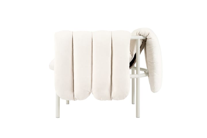 Puffy loungelænestol, Natural-cream Hem