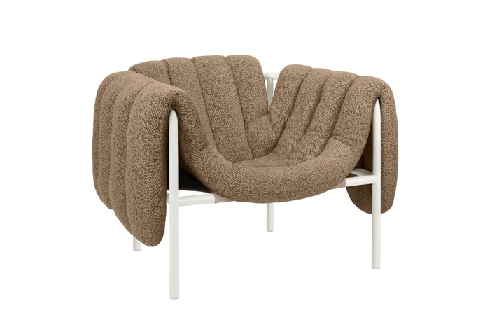 Puffy loungelænestol, Sawdust-cream Hem