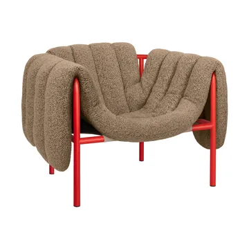 Puffy loungelænestol - Sawdust-traffic red - Hem