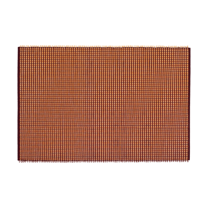 Rope tæppe Large 200x300 cm - Terracotta - Hem