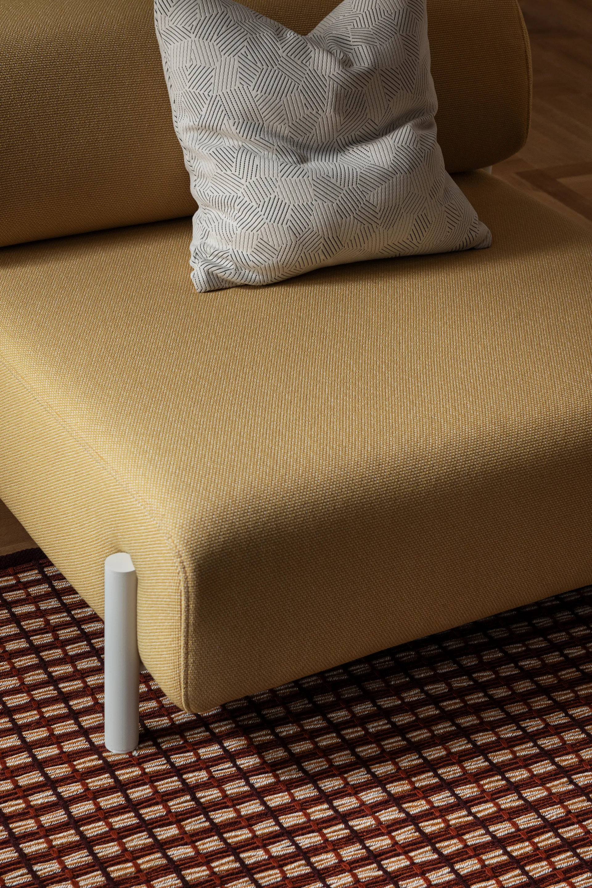 Rope tæppe Large 200x300 cm, Terracotta Hem