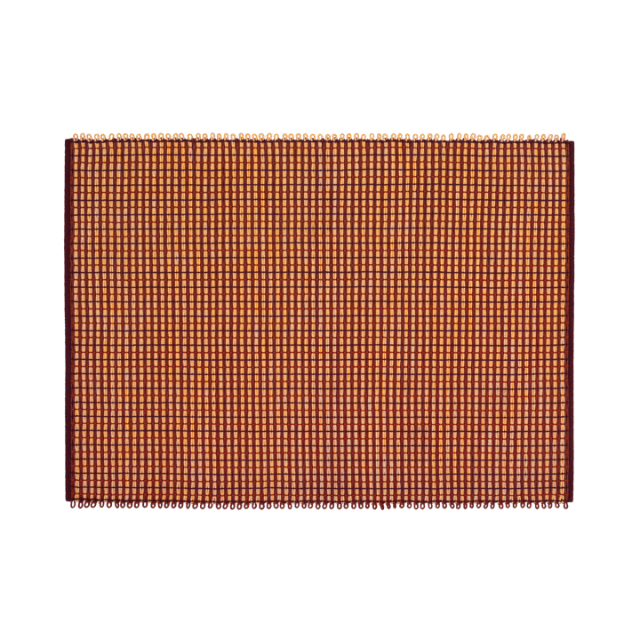 Rope tæppe Medium 170x240 cm - Terracotta - Hem