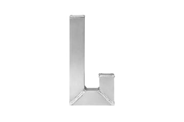 Tig Single krog - Børstet aluminium - Hem