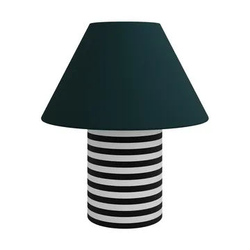 Toto bordlampe Large 64 cm - Pine-black & white stripes - Hem