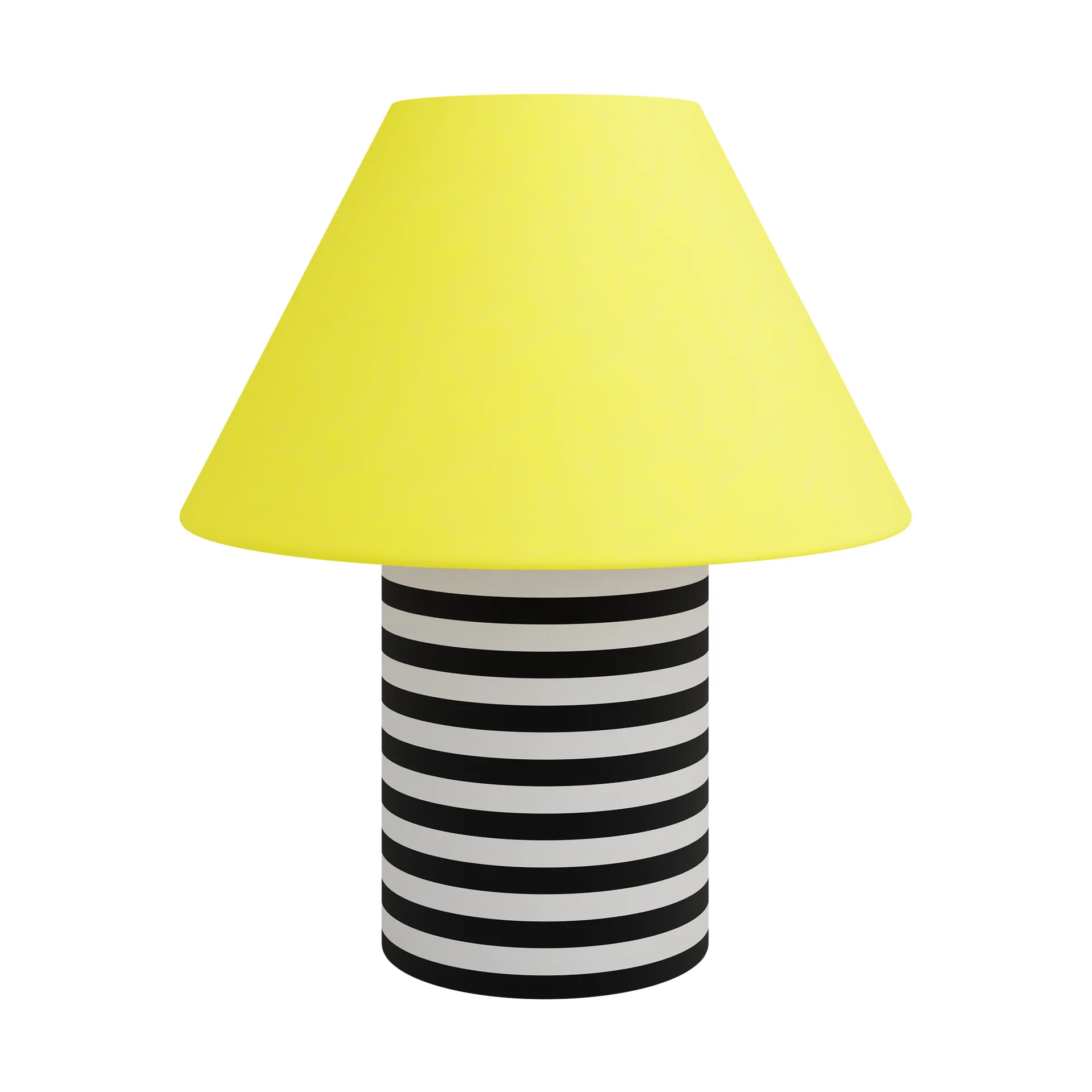 Toto bordlampe Large 64 cm, Wax yellow-black & white stripes Hem