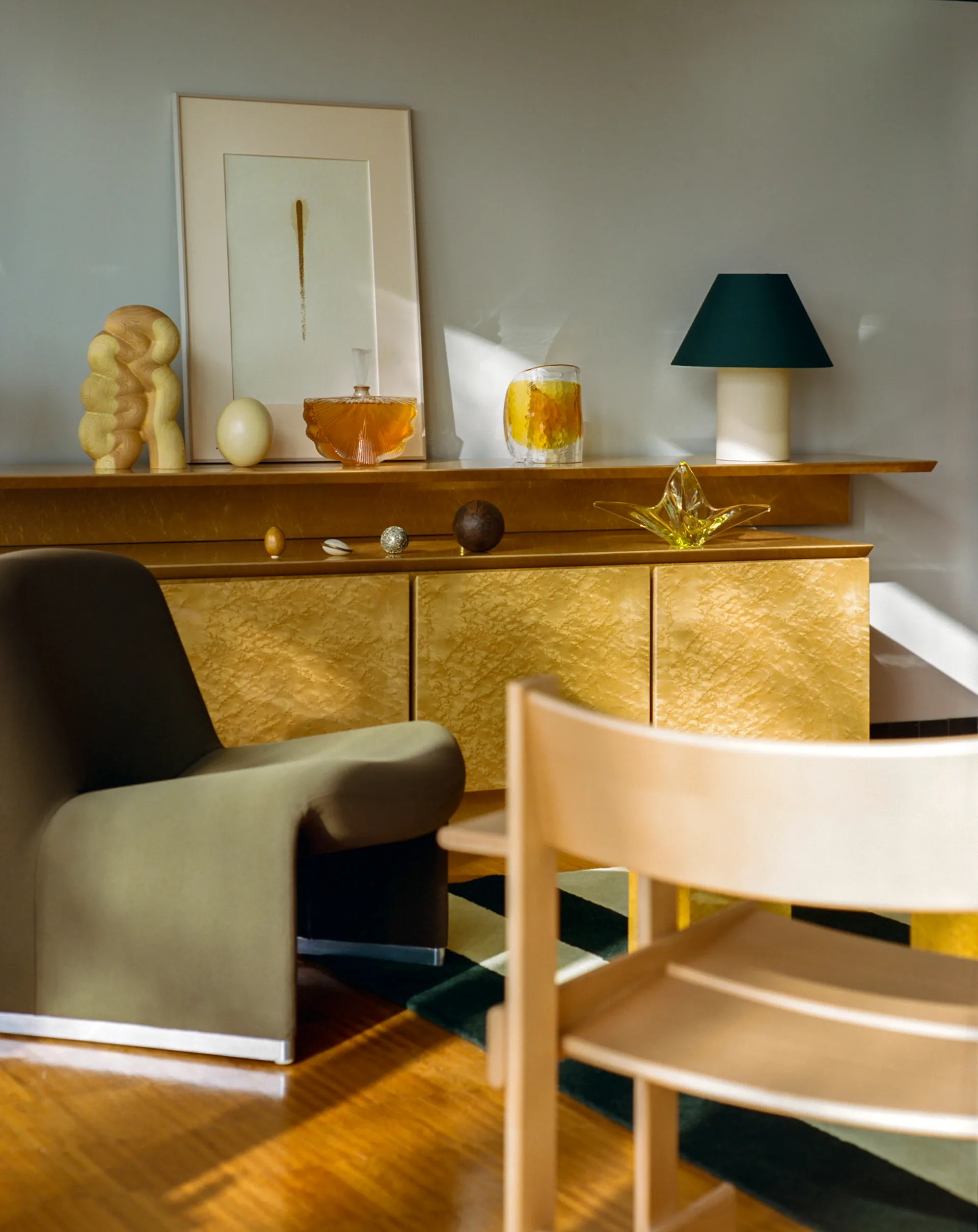 Toto bordlampe Medium 47 cm, Pine-wax yellow Hem