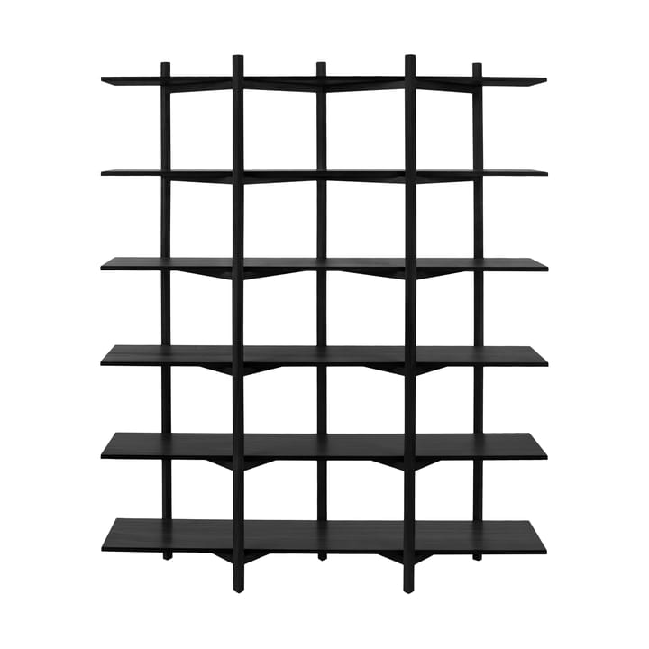 Zig Zag hylde High 175x214 cm - Black - Hem