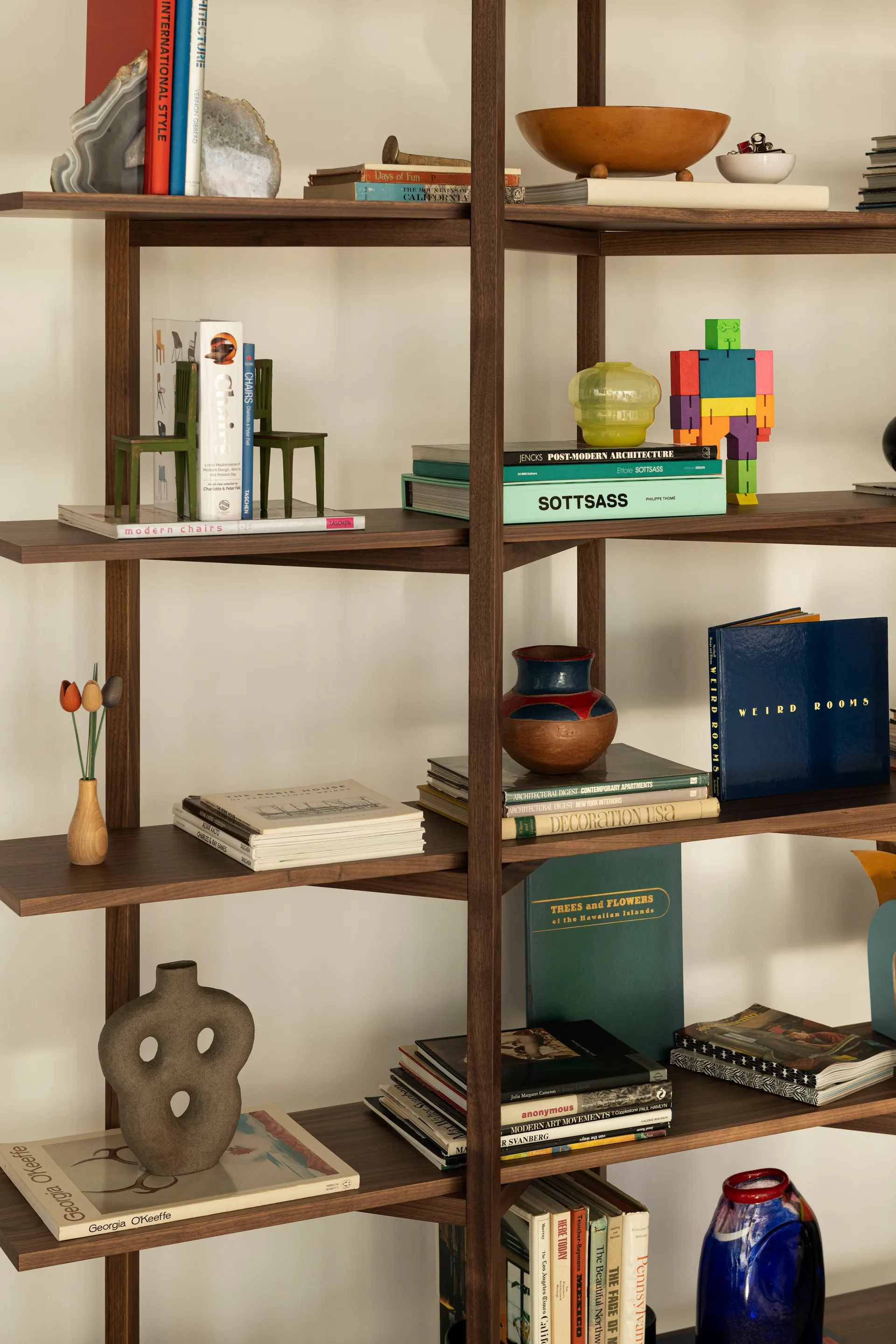 Zig Zag hylde High 175x214 cm, Valnød Hem