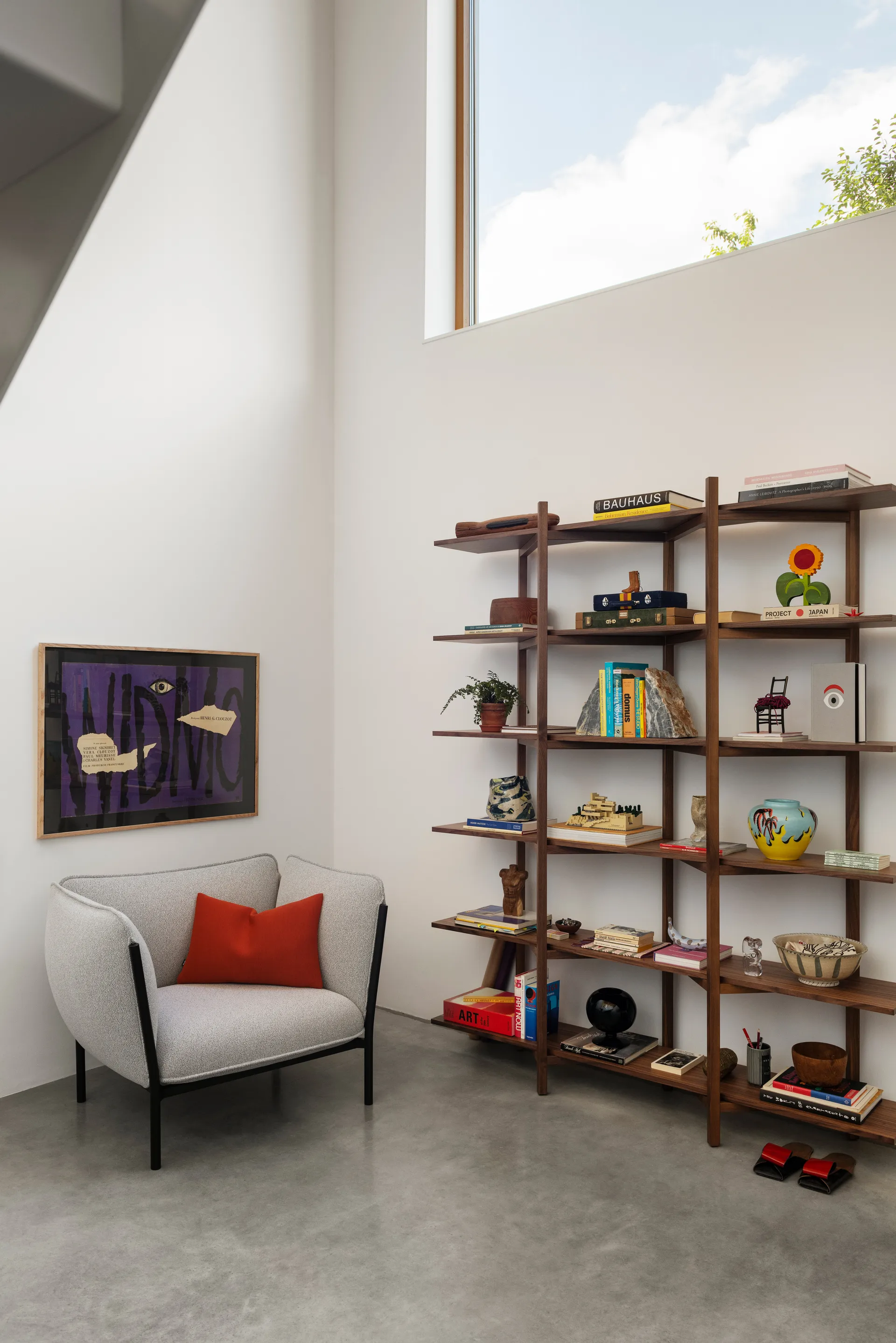 Zig Zag hylde High 175x214 cm, Valnød Hem