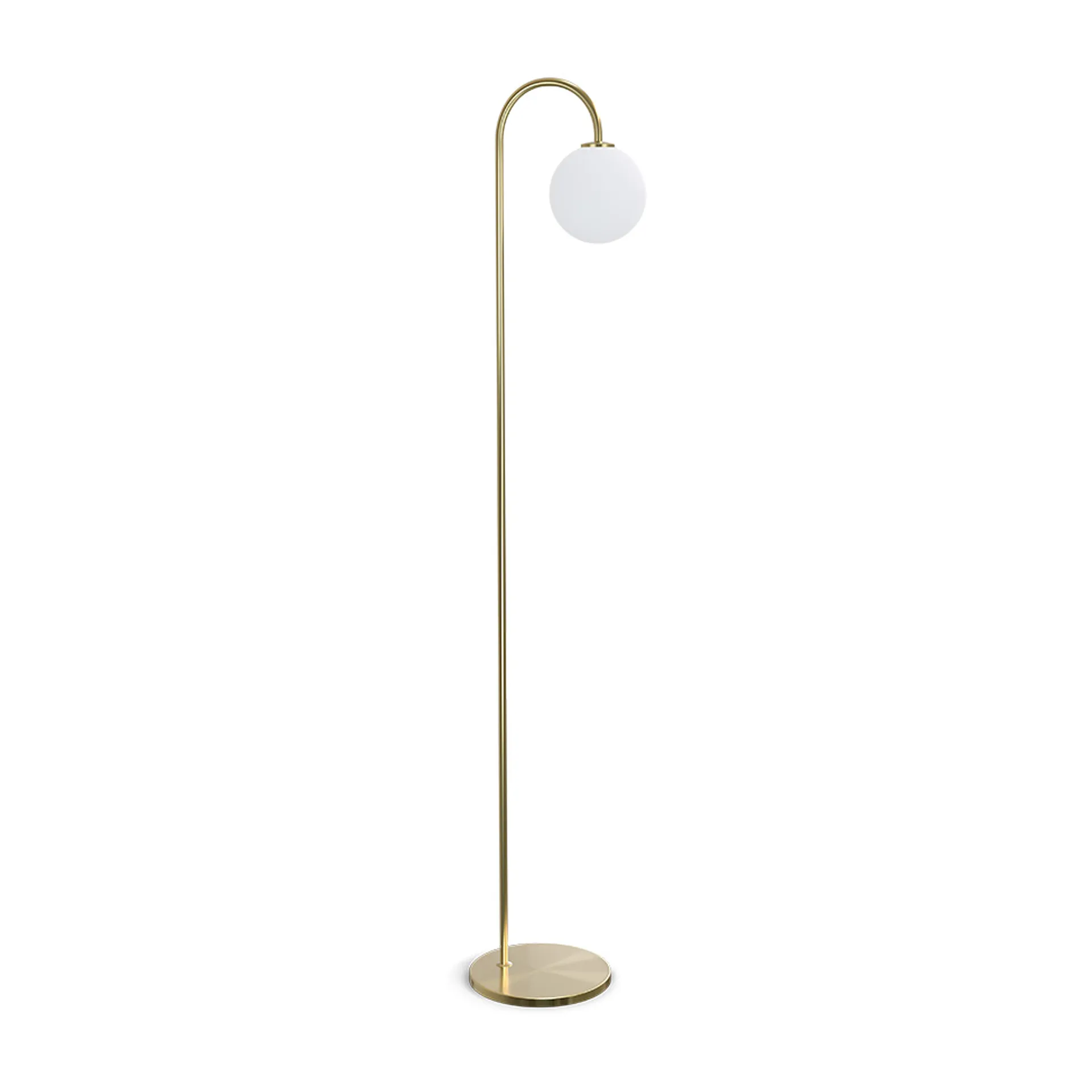 Ballon gulvlampe 137 cm, Messing Herstal