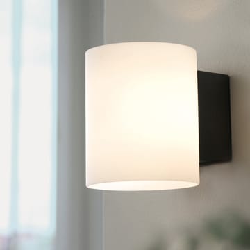 Evoke væglampe small - antracitgrå-hvidt glas - Herstal