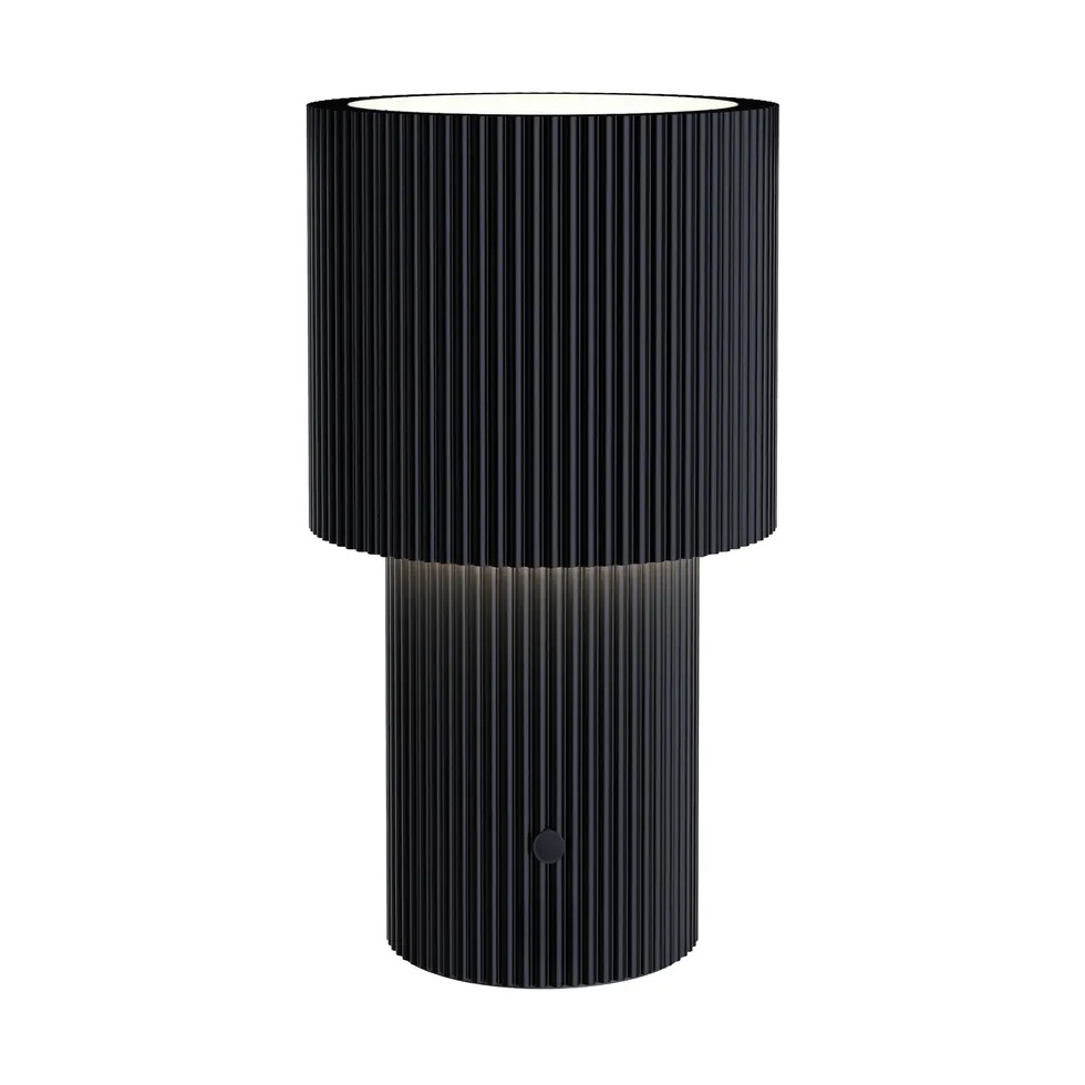 Iluma bordlampe portabel, Jet black Herstal