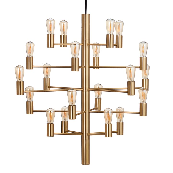 Manola 20 lysekrone, Satin brass Herstal