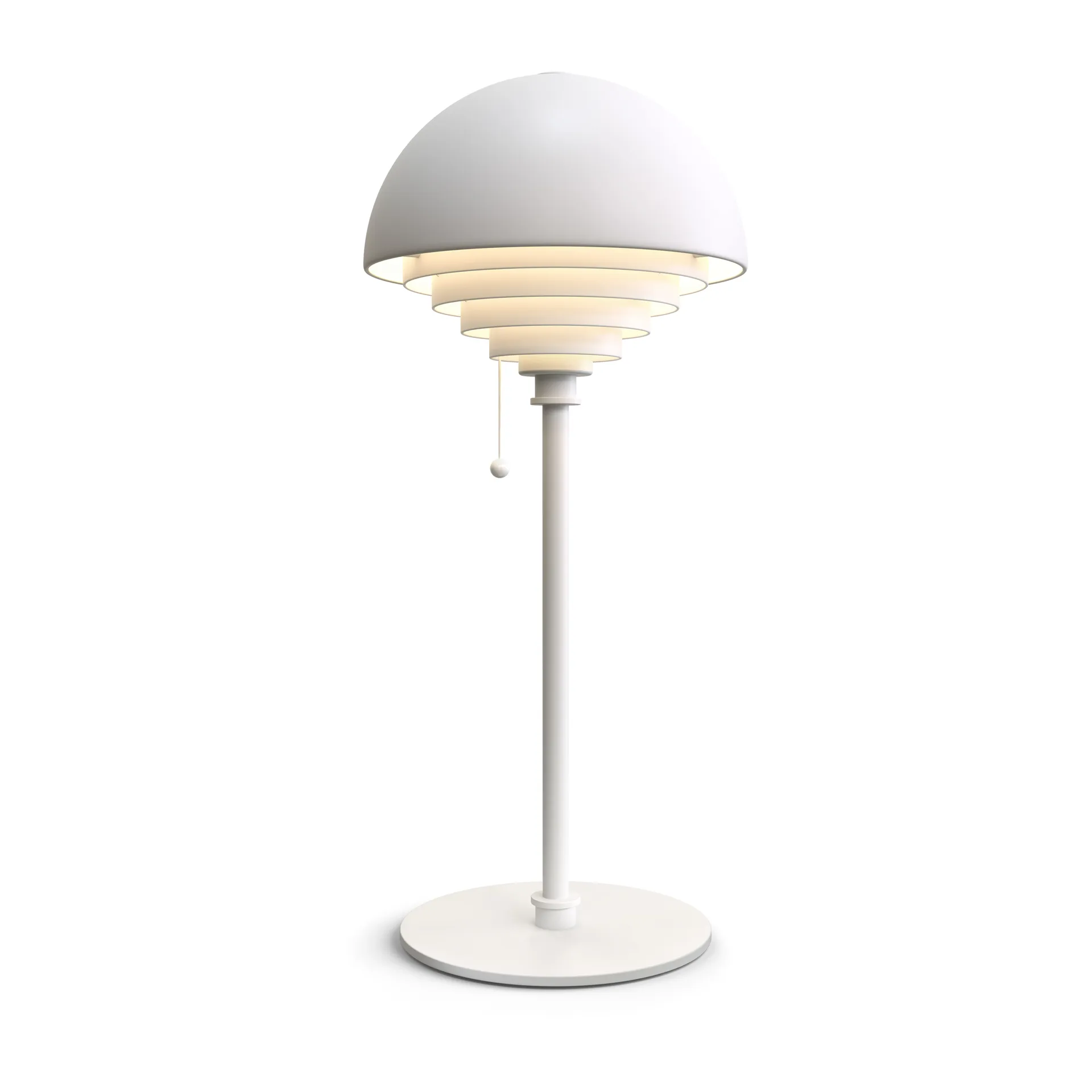 Motown bordlampe, Hvid/Hvid Herstal