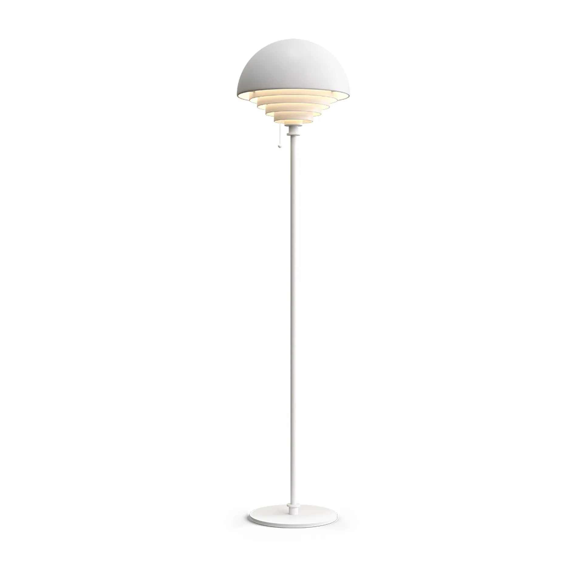 Motown gulvlampe 150 cm, Hvid Herstal
