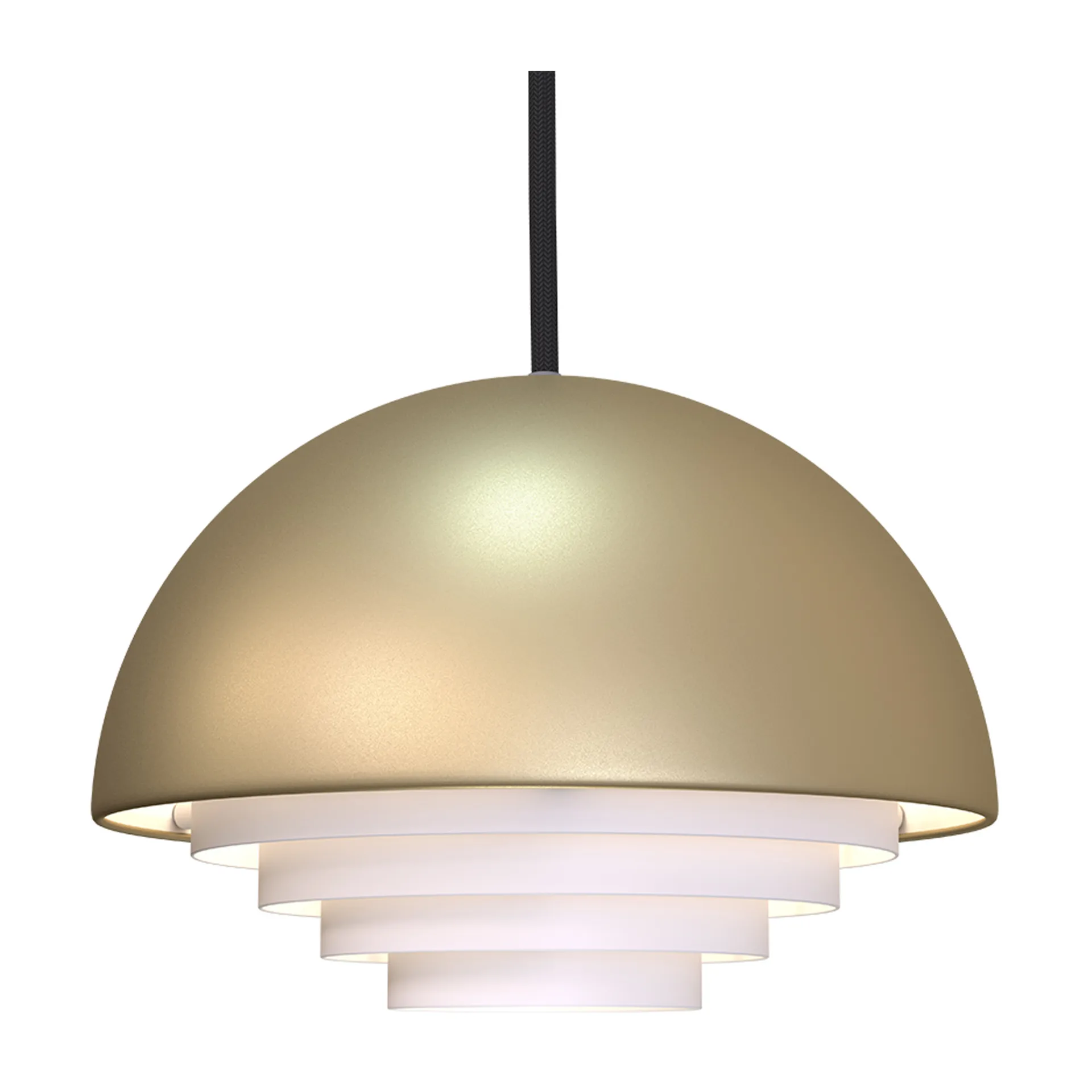 Motown loftlampe medium, Messing Herstal