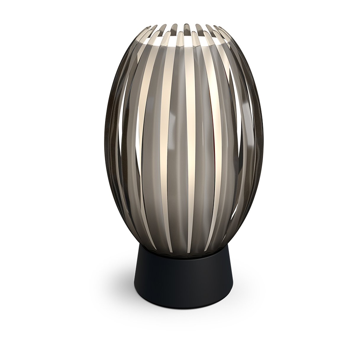 Herstal Tentacle bordlampe S 18,5 cm Sort/Røgfarvet