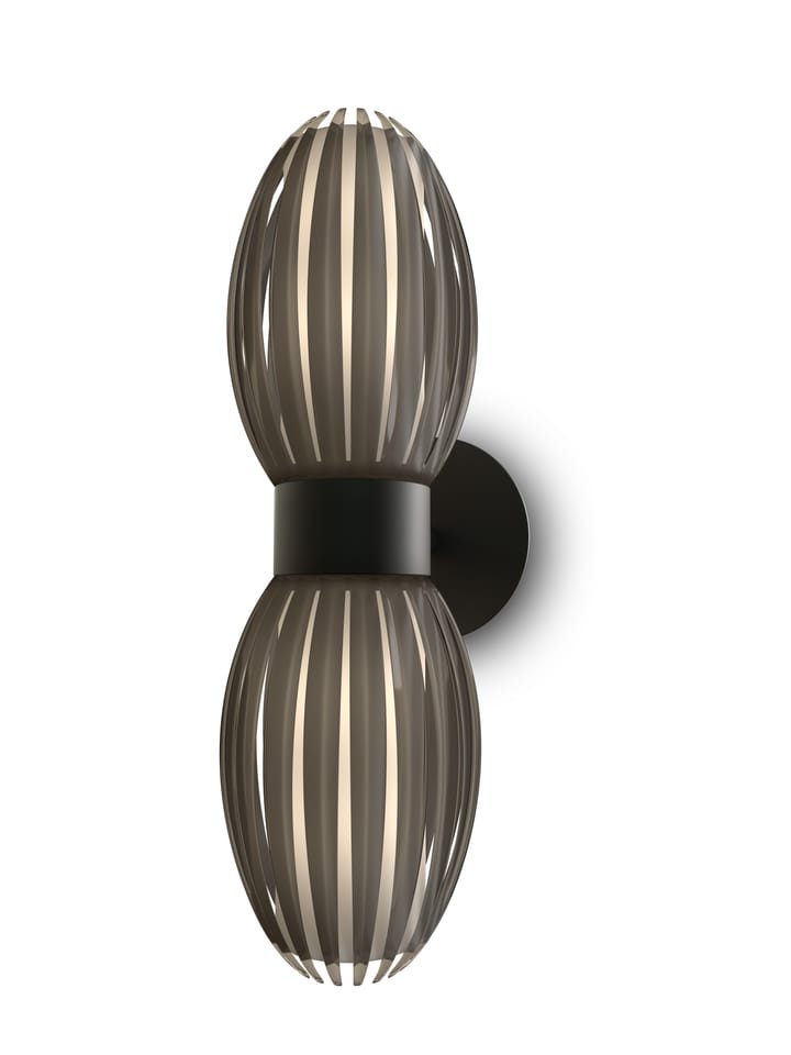 Tentacle væglampe duo 34 cm - Sort/Røgfarvet - Herstal
