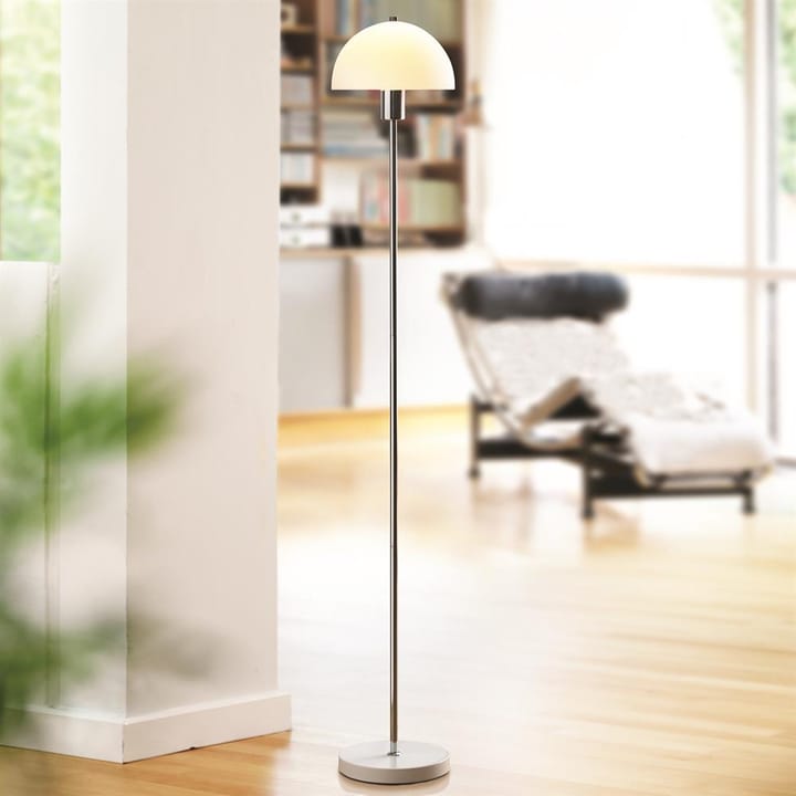 Vienda gulvlampe, hvid-glas Herstal