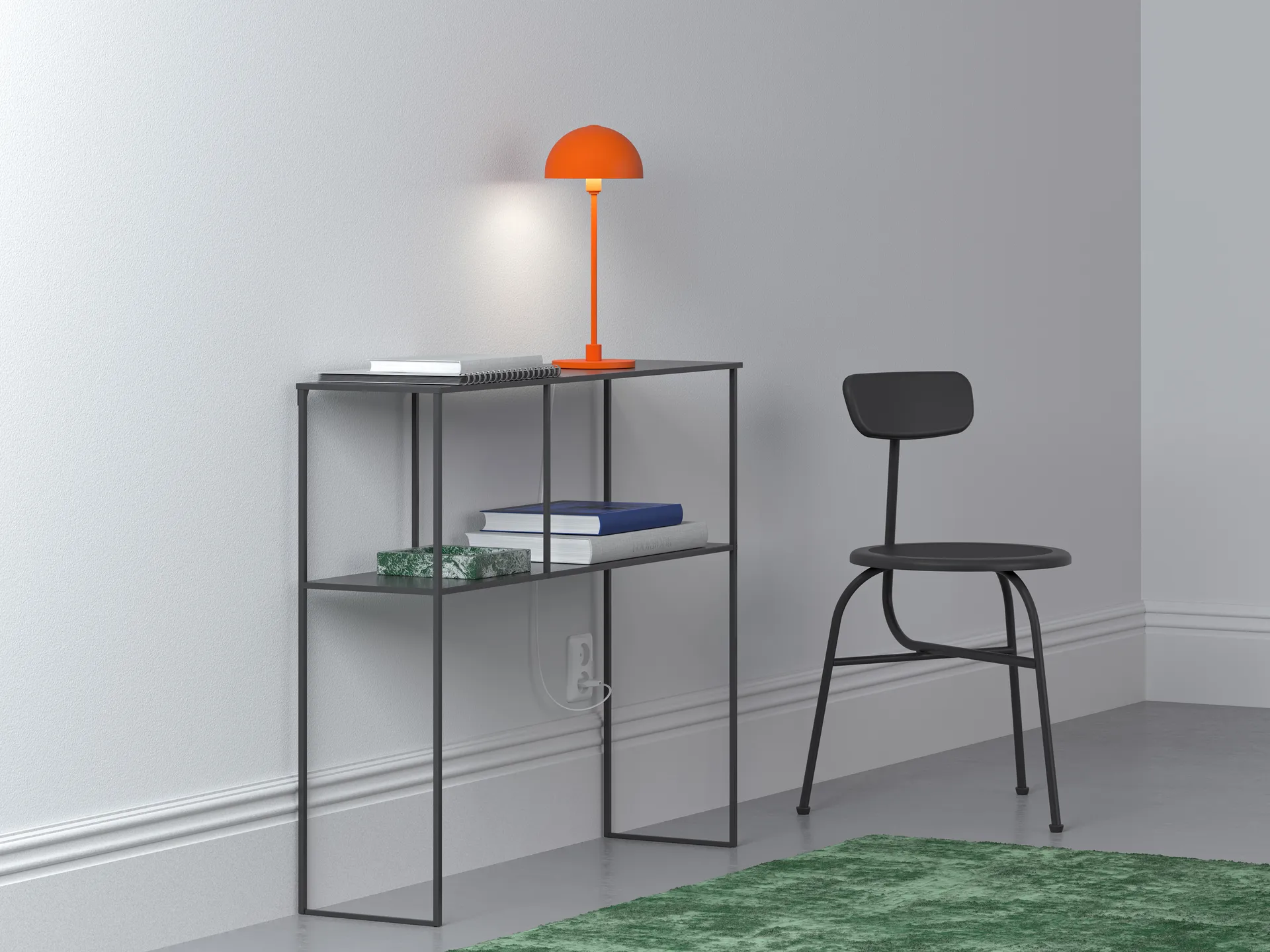 Vienda Mini bordlampe, Orange Herstal