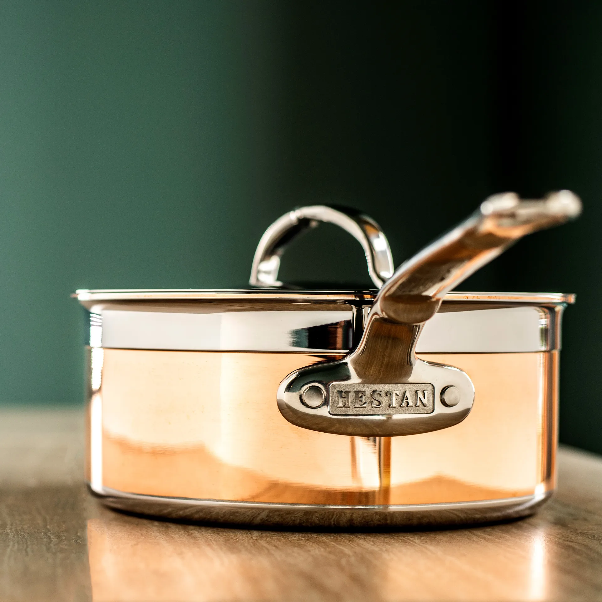 Hestan Copperbond kasserolle kobber, 1,4 L Hestan