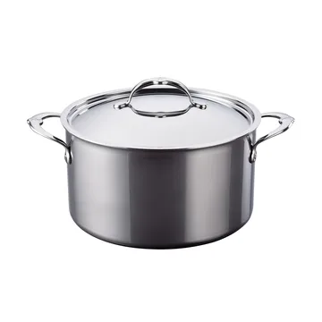 Hestan Nanobond gryde med låg 7,6 L - Rustfrit stål - Hestan