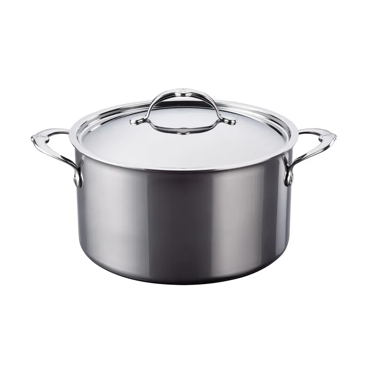 Hestan Nanobond gryde med låg 7,6 L - Rustfrit stål - Hestan