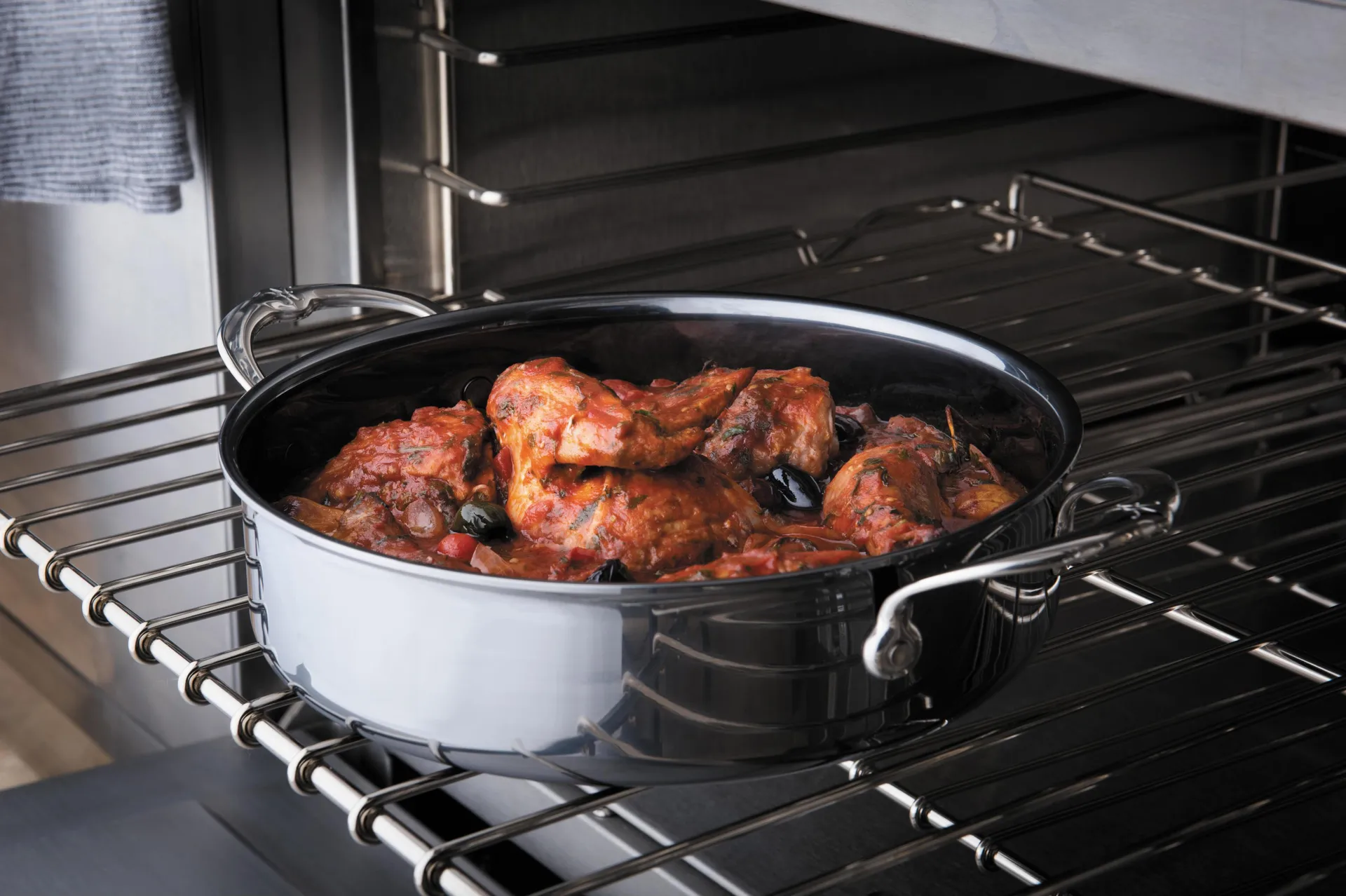 Hestan Nanobond sautégryde med låg 26 cm, Rustfrit stål Hestan