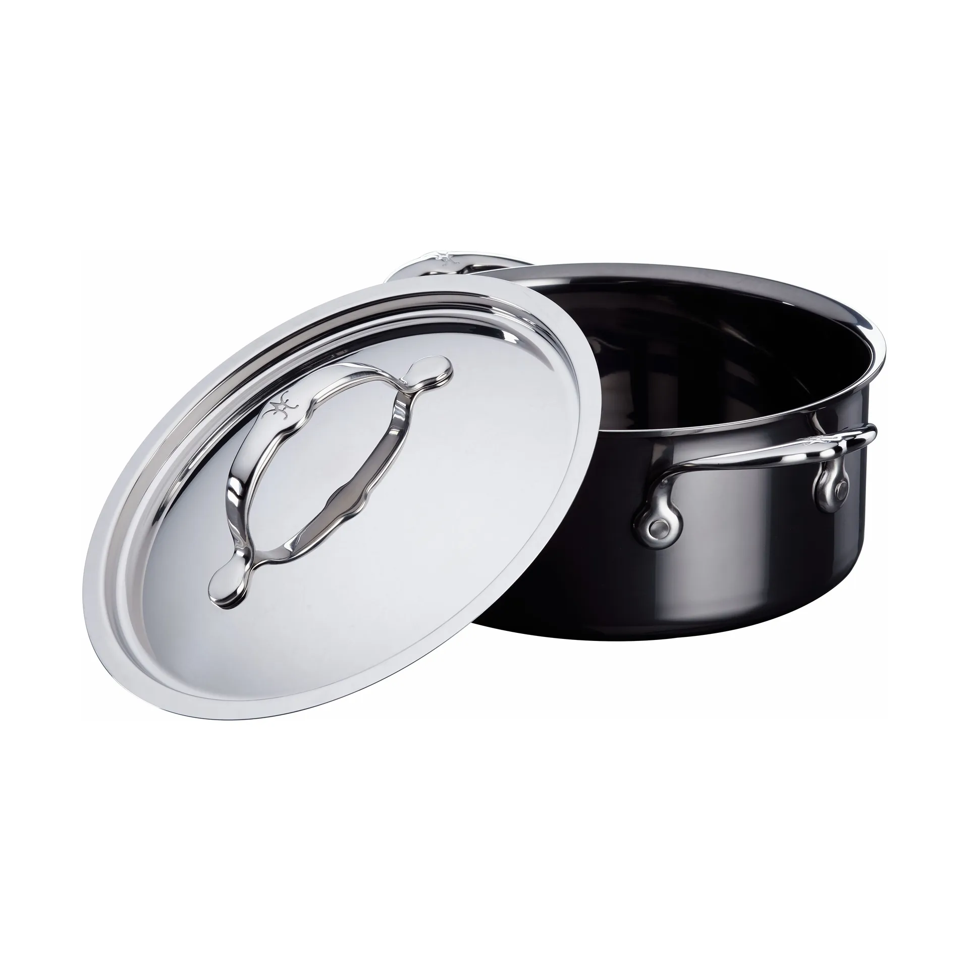 Hestan Nanobond suppegryde med låg 2,8 L, Rustfrit stål Hestan