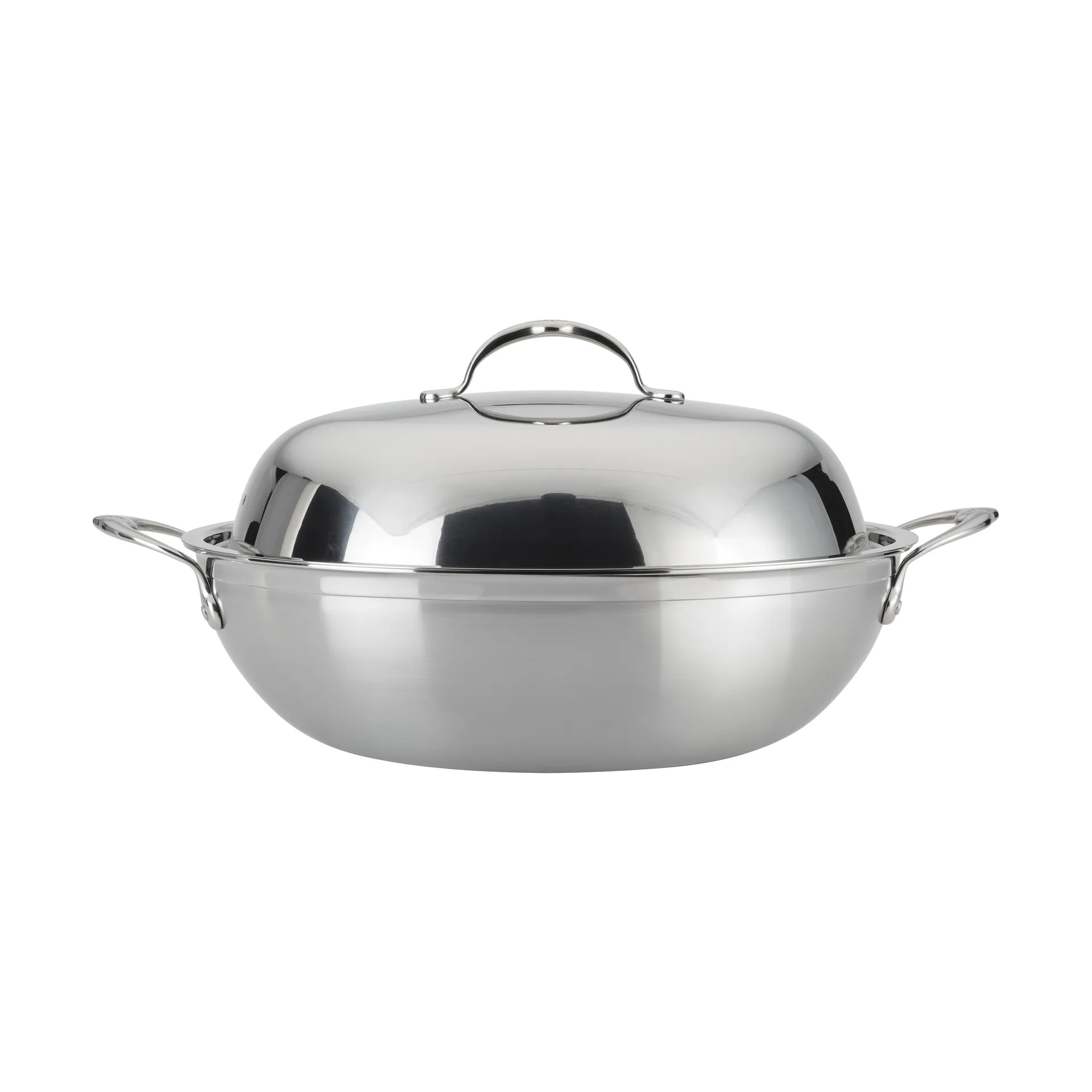 Hestan Probond wok med låg 36 cm, Rustfrit stål Hestan