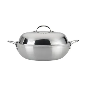 Hestan Probond wok med låg 36 cm - Rustfrit stål - Hestan