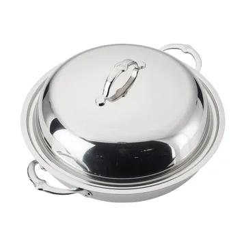 Hestan Probond wok med låg 36 cm - Rustfrit stål - Hestan