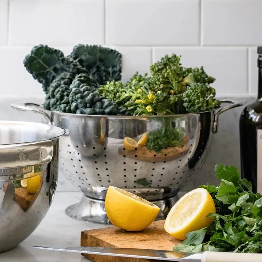 Hestan Provisions dørslag, Rustfrit stål, 4,7 L Hestan