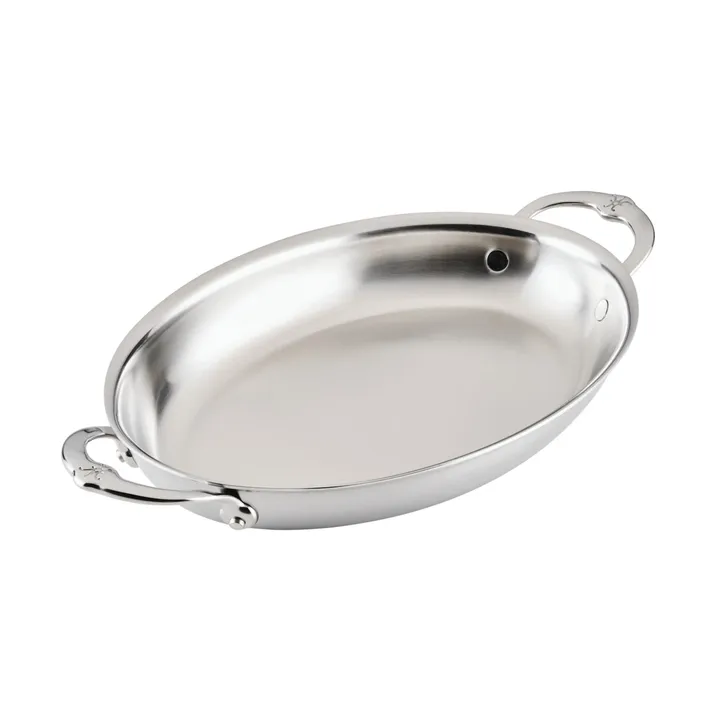 Hestan Provisions gratinform - Rustfrit stål, oval, 42,5x33,5 cm - Hestan