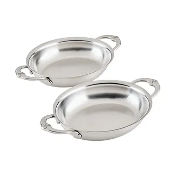 Hestan Provisions oval gratinform - Mini, åben, 2-pak, 17 cm - Hestan