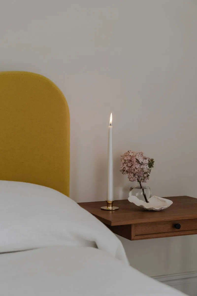 Basso lav lysestage, Solid messing Hilke Collection