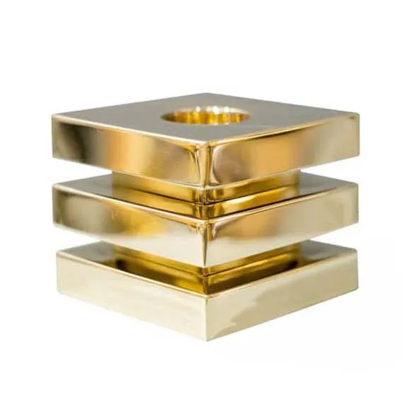 Cara lysestage, Solid messing Hilke Collection