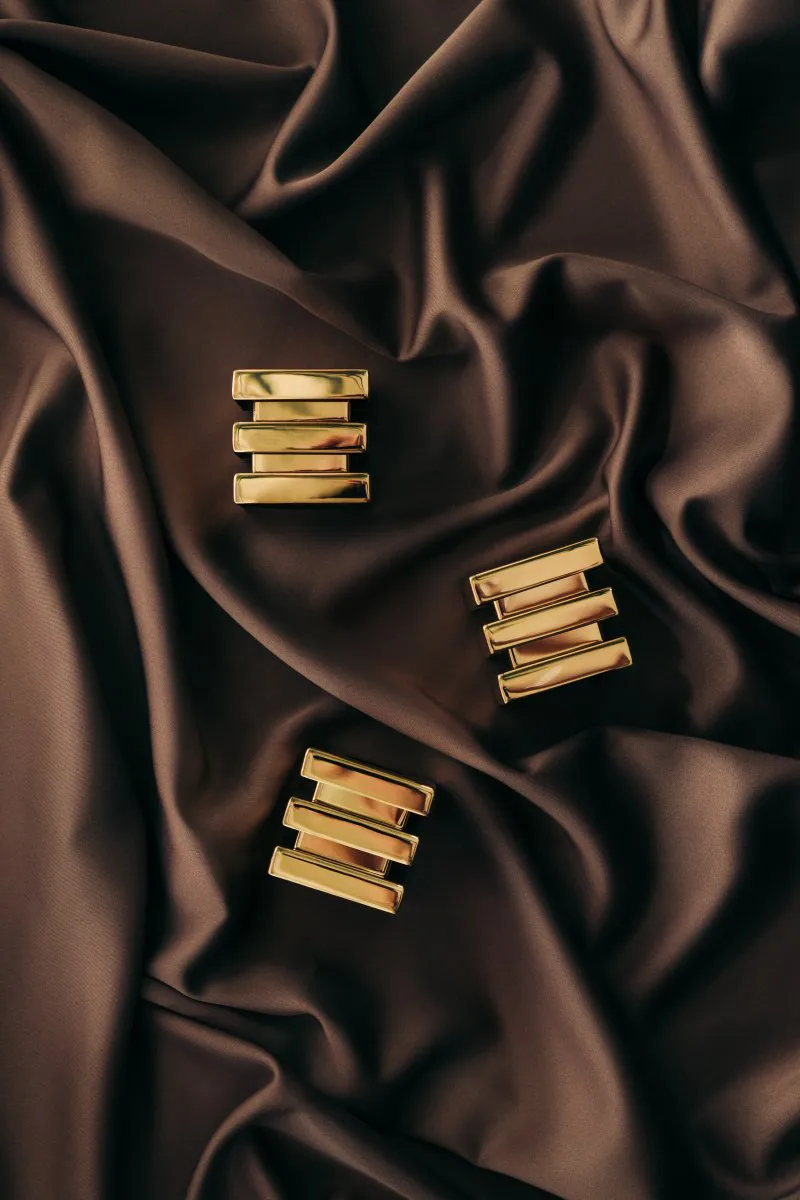 Cara lysestage, Solid messing Hilke Collection