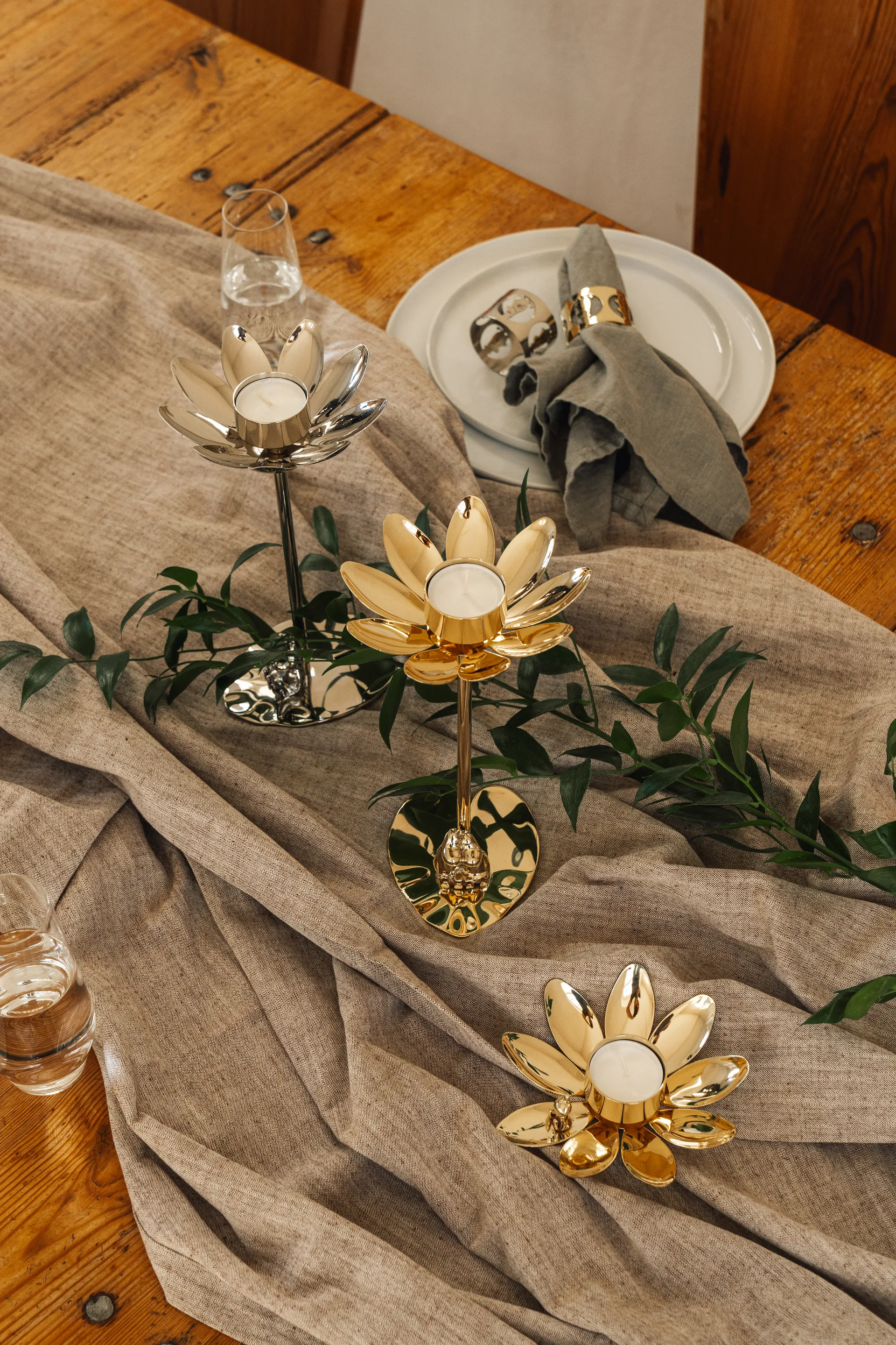 Hilke X Mumin & Snorkfrøken, Forkromet messing Hilke Collection